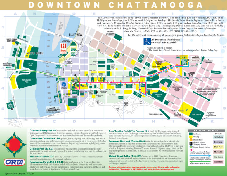 Downtown Shuttle | CARTA | Chattanooga Area Regional Transportation ...